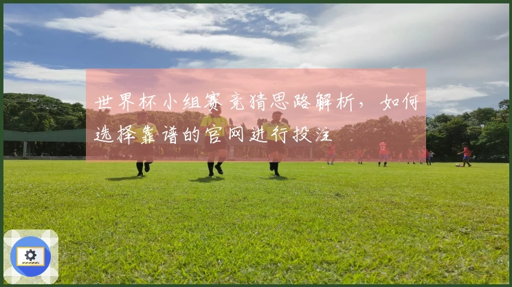 世界杯小组赛竞猜思路解析，如何选择靠谱的官网进行投注