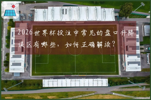 2026世界杯投注中常见的盘口升降误区有哪些，如何正确解读？